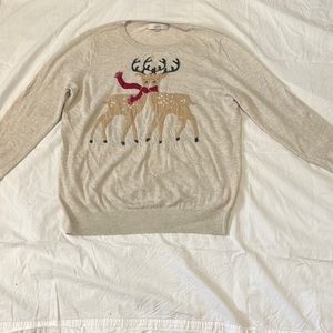 Loft Reindeer Sweater